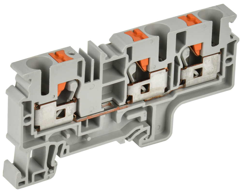 Колодка клеммная CP-MC 3 вывода 10мм2 серая IEK