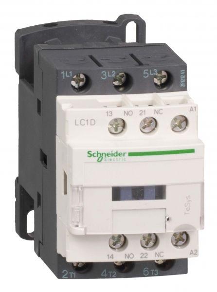 Контактор Schneider Electric 3п 9А D9 1НО+1НЗ 24В DC LC1D09BD