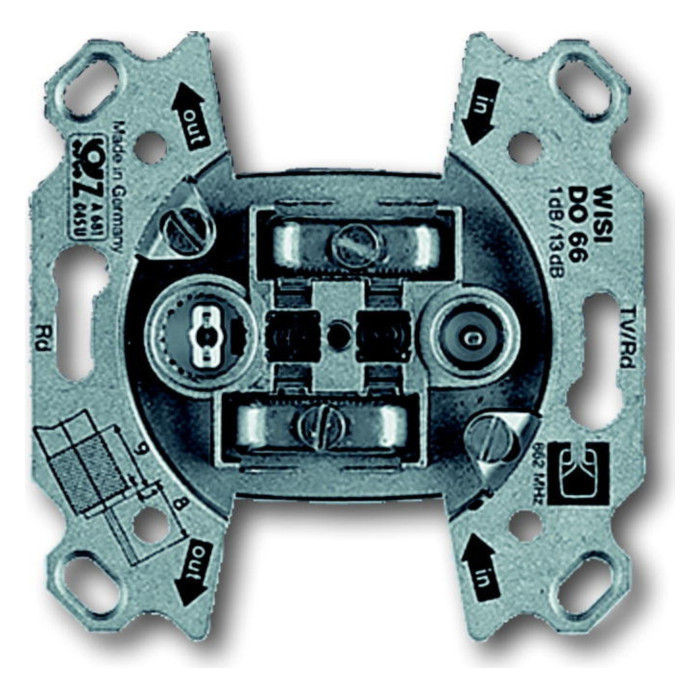 Розетка TV-FM ABB коллекции BJE, , 2CKA000230A0268